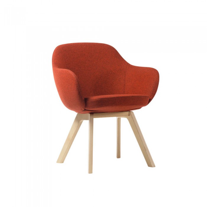 Modern Fabric Club Chair