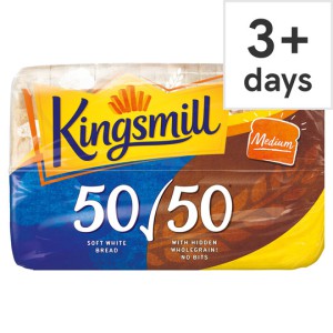 Kingsmill 50/50 Medium Bread 800G