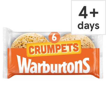Warburtons Crumpets 6 Pack